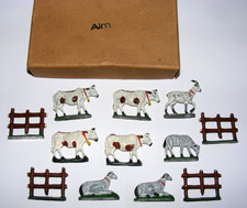 Zinn Figur Ziegen Kuh  Alm