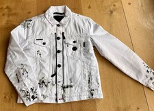 Wunderschöne Jeansjacke von Philipp Plein Gr. XL Neu Ohne Etikett , weiß