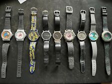 Konvolut Uhrensammlung: 9 smarte Uhren u.a. Pirelli, Gauloises, FORTIS-Container