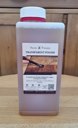 Schellackpolitur transparent
