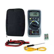 Kewtech KT116 HVAC Digitalmultimeter, Temperaturmessung + LDMC25 Gehäuse
