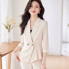 Formelle Aprikosenjacke Mit