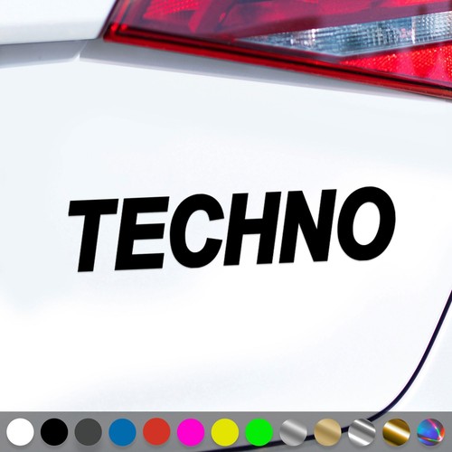 Techno sticker electric - electric, dj