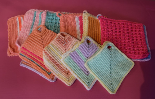 Topflappen handarbeit - topflappen,,