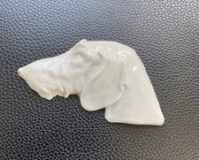 Porzellan Relief Jagdhund