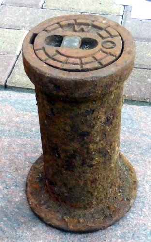 Alte straßenkappe gusseisen - alte,