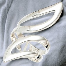 Damen ring offen breit 925 - ring,