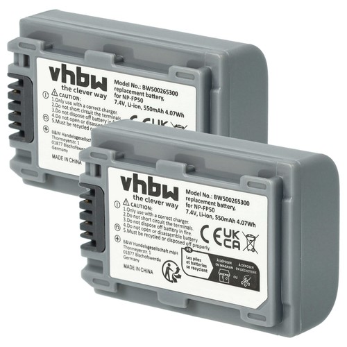 Akku für sony dcr hc19 - 2x, dcr-hc19