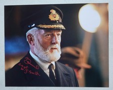 Bernard Hill Original Autogramm Captain E. J. Smith Titanic Foto signiert selten
