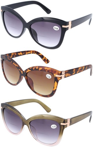 Schicke bifokal sonnenbrille - -,