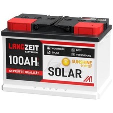 Langzeit solarbatterie 100ah - solarbatterie,