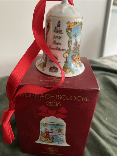 Weihnachtsglocke aus porzellan - weihnachtsglocke,