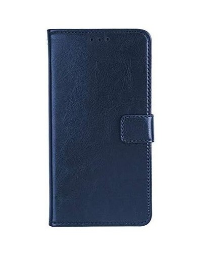 Flip wallet leder book - leder, case
