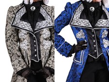 Barock Jacke Damen Brokat