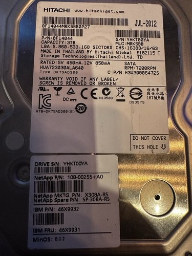 Hitachi ultrastar 7k3000 3tb - hitachi,
