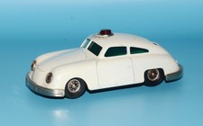 Gescha Polizei-Porsche 356 mit Sirene + Friktionsantrieb - Vollblechausführung