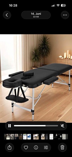 Massageliege klappbar tragbar