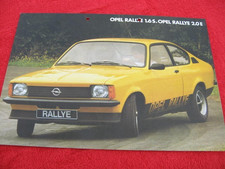 Opel Kadett Rallye 1.6 S, Opel Kadett Rallye 2.0 E, Opel Kadett C Prospekt 1978