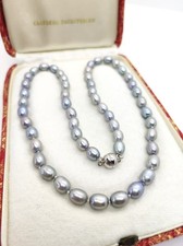 Vintage echte Perlen Kette