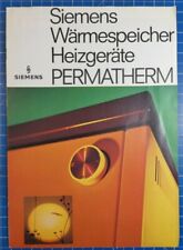 Siemens Wärmespeicher Heizgeräte Permatherm Prospekt H1776