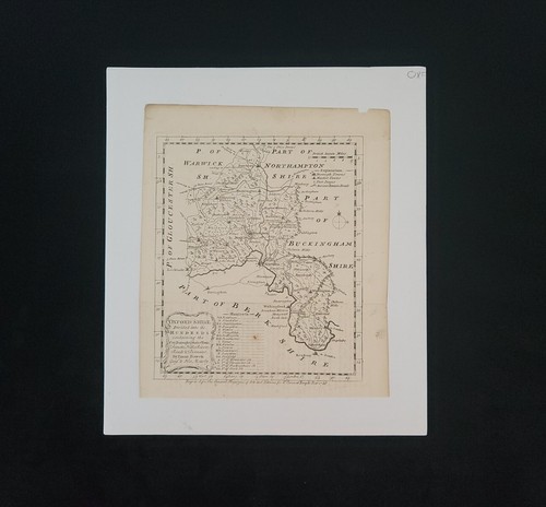 Antik 1758 emanuel - bowen, map