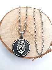 Bozkurt Wolf Edelstahl Kette