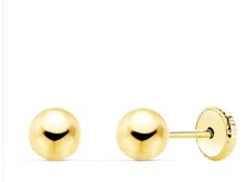 Pendientes oro 18k 750 mls - pendientes,