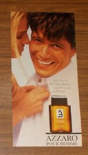 Seltene Werbung vintage AZZARO POUR HOMME Eau de Toilette Herrenduft 1995