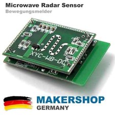 Radar Sensor Mikrowelle XYC-WB-DC Arduino Raspberry Pi Bewegungsmelder 5.8 Ghz