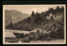 Ansichtskarte Oberstdorf /Allgäuer Alpen, Berggasthaus Sölleralpe 