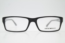Brille Armani EA 3003 Schwarz Transparent Eckig Brillengestell eyeglasses Neu