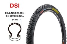 26 Zoll DSI Fahrrad Reifen
