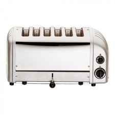 Dualit Toaster 6 Schlitze grau Hotel Gastro Buffet 3000W Wahlschalter