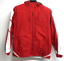 COLUMBIA Ski Jacke Herren Gr. L Rot-Weiß
