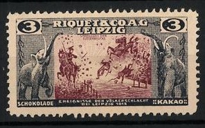 Reklamemarke leipzig riquet - leipzig,,