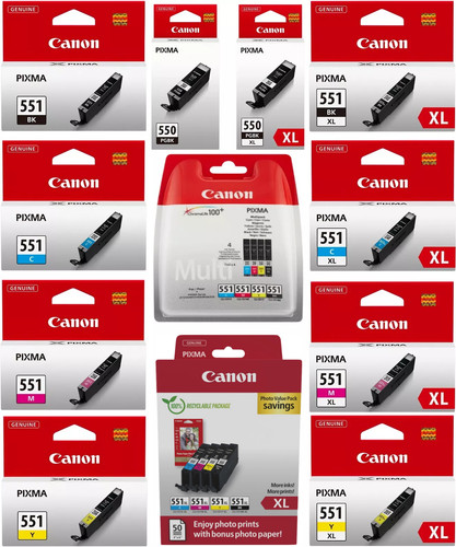 Original canon pgi - original, cli-551
