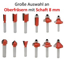 Oberfräser Fräser Nutfräser