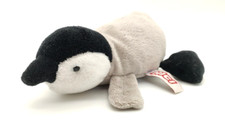 Nici Pinguin Grau ca. 18 cm liegend Winter Vogel Stofftier Plüschtier