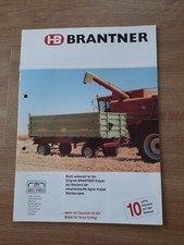 Brantner HB Prospekt Original Kipper Agrar-Kipper Einachs-3 Seiten Kipper