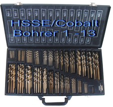 Spiralbohrer BAER HSSE/CO Magazin 1 - 13 x 0,5 mm Edelstahlbohrer Metallbohrer