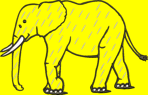 Stickdatei elefant stiche - ,