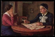 Hellseherin legt die Karten