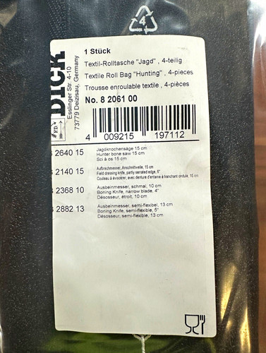 Dick jagd messerset 4 - f.,