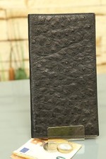 Brieftasche KRALLE - Echtes Straußen Leder! NEU! Wallet ostrich NEW! n896