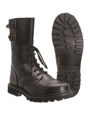 Franz.Kampfstiefel Act.Leather m.Schn., Camping, Outdoor, Military -NEU-