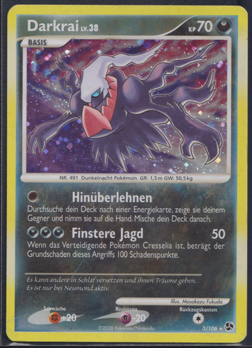 Darkrai 106 holo - darkrai, rare