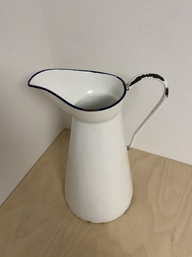 Emaille wasserkrug antik - wasserkrug,