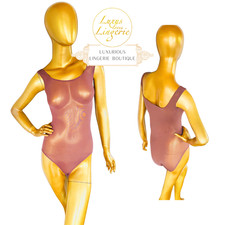 NEON BODY by Wolford XS S brown lila Transparent Glanz Glänzend Fatal Sheer