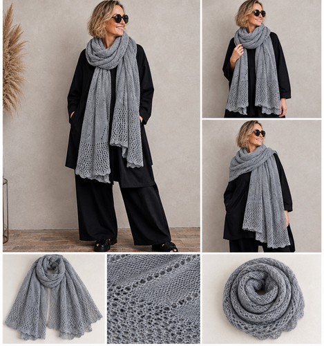 Moonshine xxl ajour schal - f.,