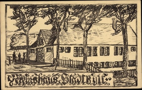 Künstler stadtkyll in - ak,